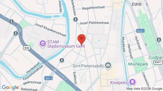 Apartments for rent i Stad Gent - kort over placeringen