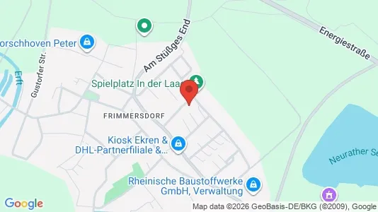 Apartments for rent i Rhein-Kreis Neuss - kort over placeringen