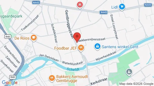 Apartments for rent i Gent Sint-Amandsberg - kort over placeringen