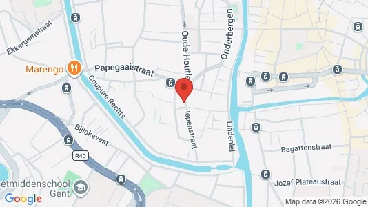 Apartments for rent i Stad Gent - kort over placeringen