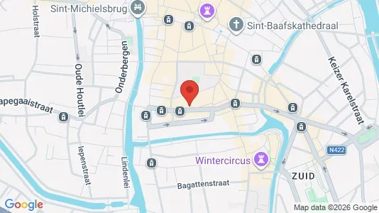 Apartments for rent i Stad Gent - kort over placeringen