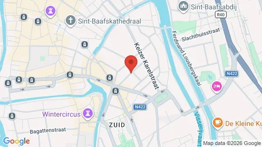Apartments for rent i Stad Gent - kort over placeringen