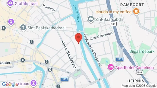 Apartments for rent i Stad Gent - kort over placeringen