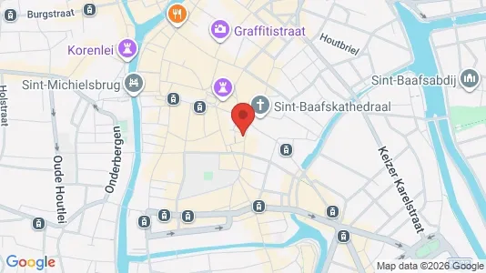 Apartments for rent i Stad Gent - kort over placeringen