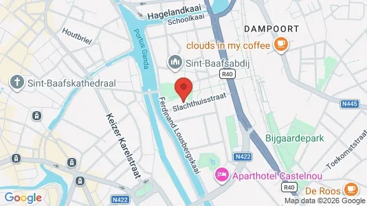 Apartments for rent i Stad Gent - kort over placeringen