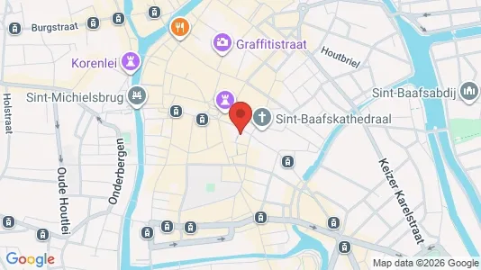 Apartments for rent i Stad Gent - kort over placeringen