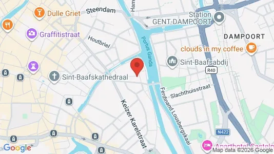 Apartments for rent i Stad Gent - kort over placeringen