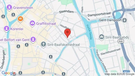 Apartments for rent i Stad Gent - kort over placeringen