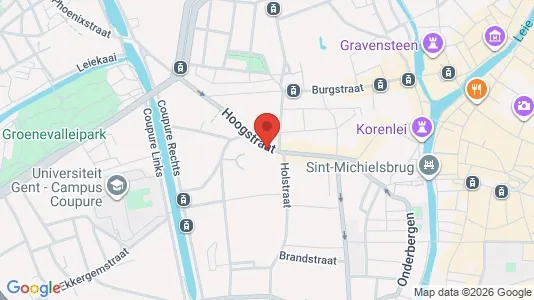 Apartments for rent i Stad Gent - kort over placeringen