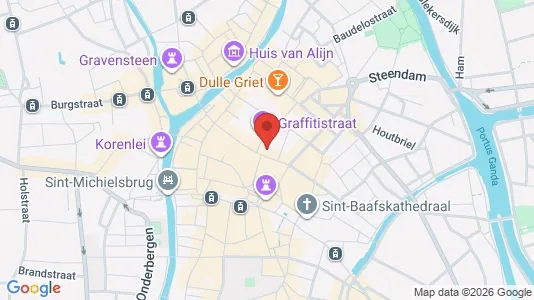 Apartments for rent i Stad Gent - kort over placeringen