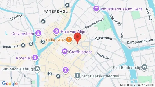 Apartments for rent i Stad Gent - kort over placeringen