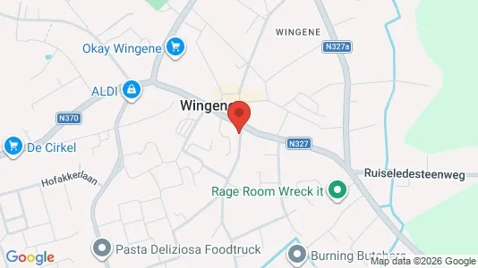 Apartments for rent i Wingene - kort over placeringen