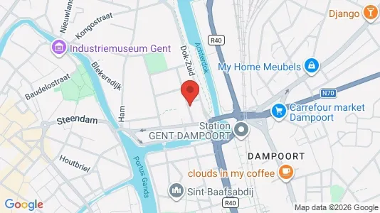 Apartments for rent i Stad Gent - kort over placeringen