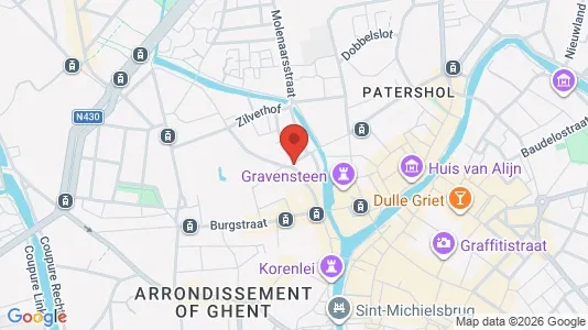 Apartments for rent i Stad Gent - kort over placeringen