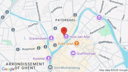 Apartments for rent i Stad Gent - kort over placeringen