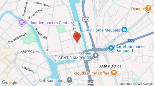 Apartments for rent i Stad Gent - kort over placeringen