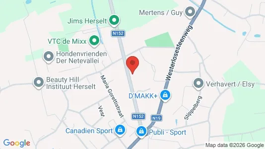 Apartments for rent i Herselt - kort over placeringen