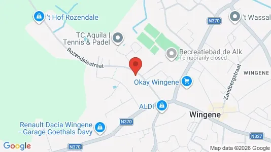 Apartments for rent i Wingene - kort over placeringen