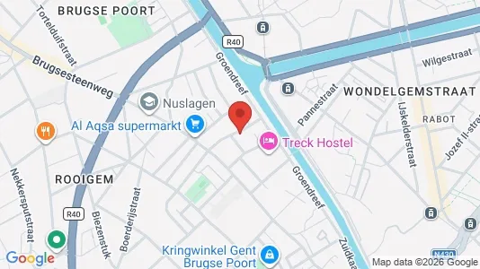 Apartments for rent i Stad Gent - kort over placeringen