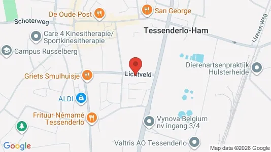 Apartments for rent i Tessenderlo - kort over placeringen