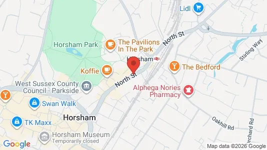 Apartments for rent i Horsham - West Sussex - kort over placeringen