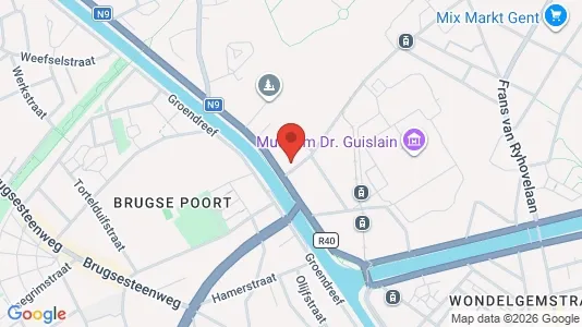Apartments for rent i Stad Gent - kort over placeringen