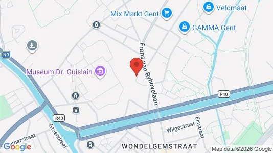 Apartments for rent i Stad Gent - kort over placeringen