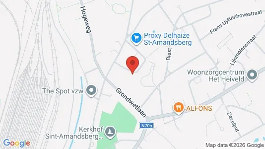 Apartments for rent i Gent Sint-Amandsberg - kort over placeringen