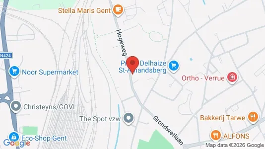 Apartments for rent i Stad Gent - kort over placeringen