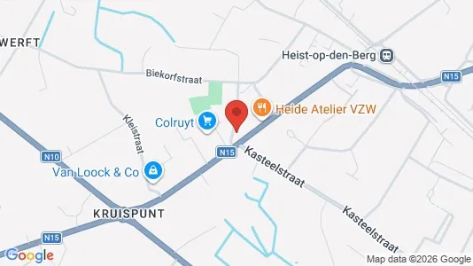 Apartments for rent i Heist-op-den-Berg - kort over placeringen