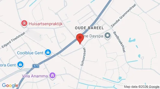 Apartments for rent i Gent Sint-Amandsberg - kort over placeringen