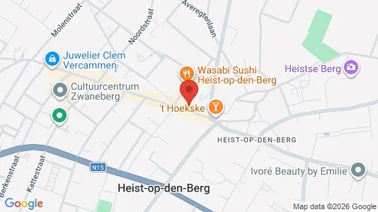 Apartments for rent i Heist-op-den-Berg - kort over placeringen