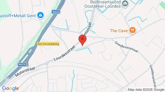 Apartments for rent i Gent Oostakker - kort over placeringen