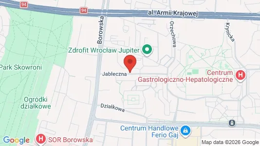 Rooms for rent i Wrocław - kort over placeringen