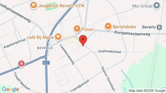 Apartments for rent i Beringen - kort over placeringen
