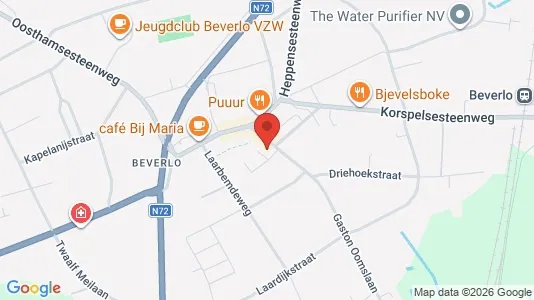 Apartments for rent i Beringen - kort over placeringen