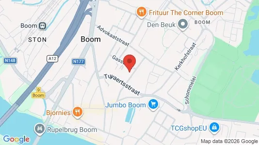 Apartments for rent i Boom - kort over placeringen