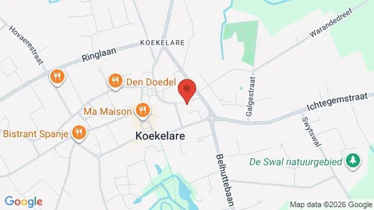 Apartments for rent i Koekelare - kort over placeringen