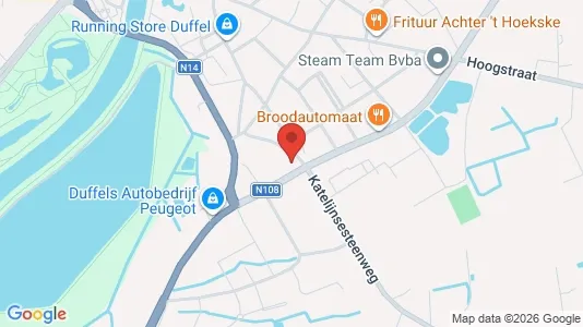Apartments for rent i Duffel - kort over placeringen