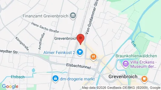 Apartments for rent i Rhein-Kreis Neuss - kort over placeringen
