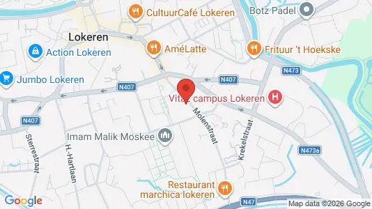 Apartments for rent i Lokeren - kort over placeringen