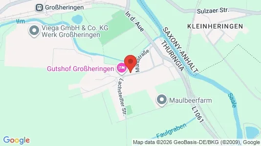 Apartments for rent i Weimarer Land - kort over placeringen