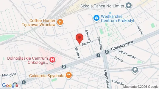 Apartments for rent i Wrocław - kort over placeringen