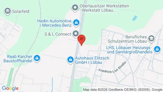 Apartments for rent i Görlitz - kort over placeringen