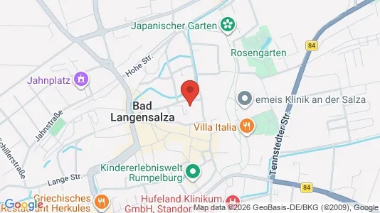 Apartments for rent i Unstrut-Hainich-Kreis - kort over placeringen