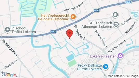 Apartments for rent i Lokeren - kort over placeringen