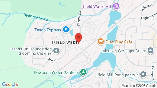 Apartments for rent i Crawley - West Sussex - kort over placeringen