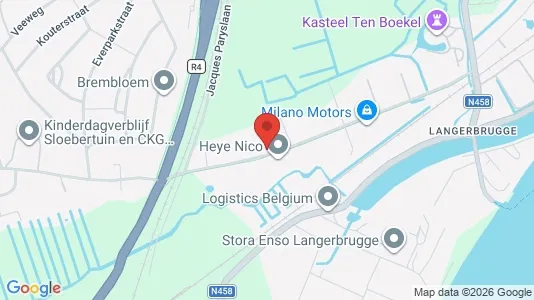 Apartments for rent i Evergem - kort over placeringen