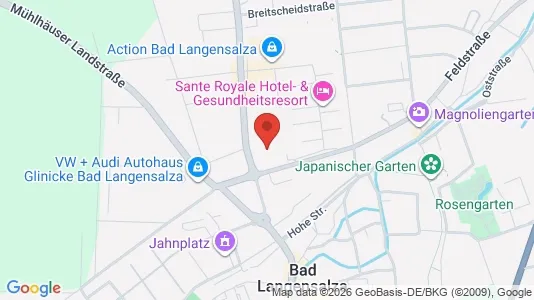 Apartments for rent i Unstrut-Hainich-Kreis - kort over placeringen