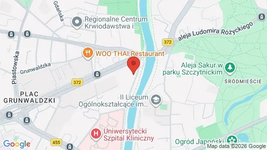 Apartments for rent i Wrocław - kort over placeringen
